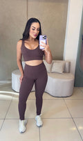 Conjunto Lis Marrom - M