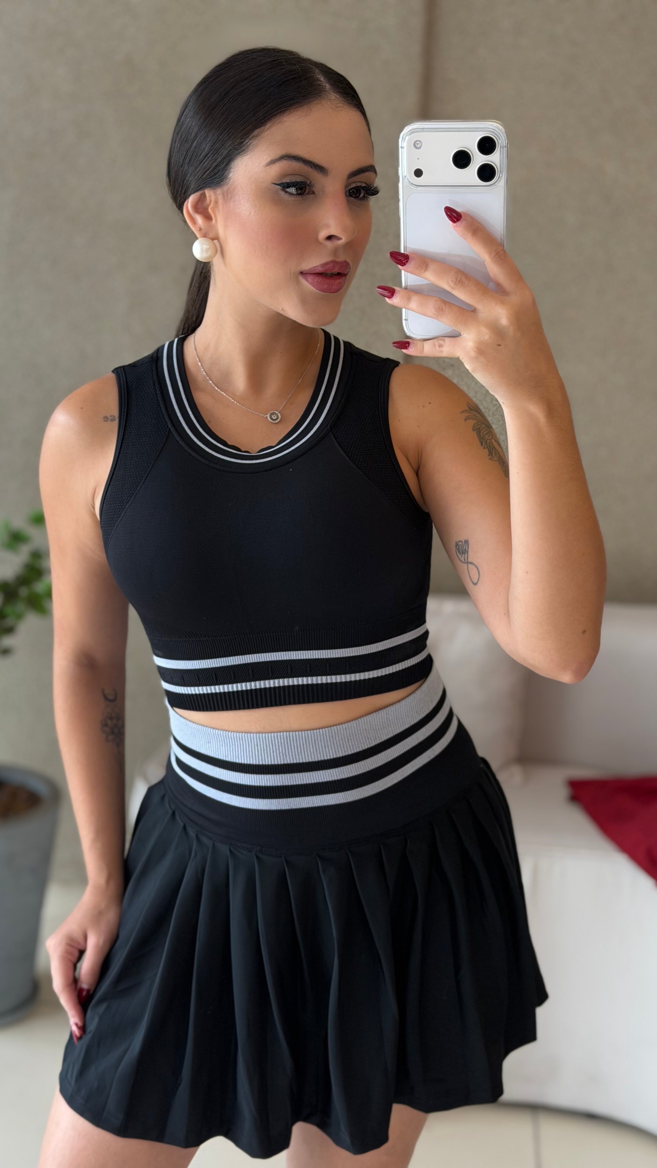 Conjunto colegial Aurora Preto