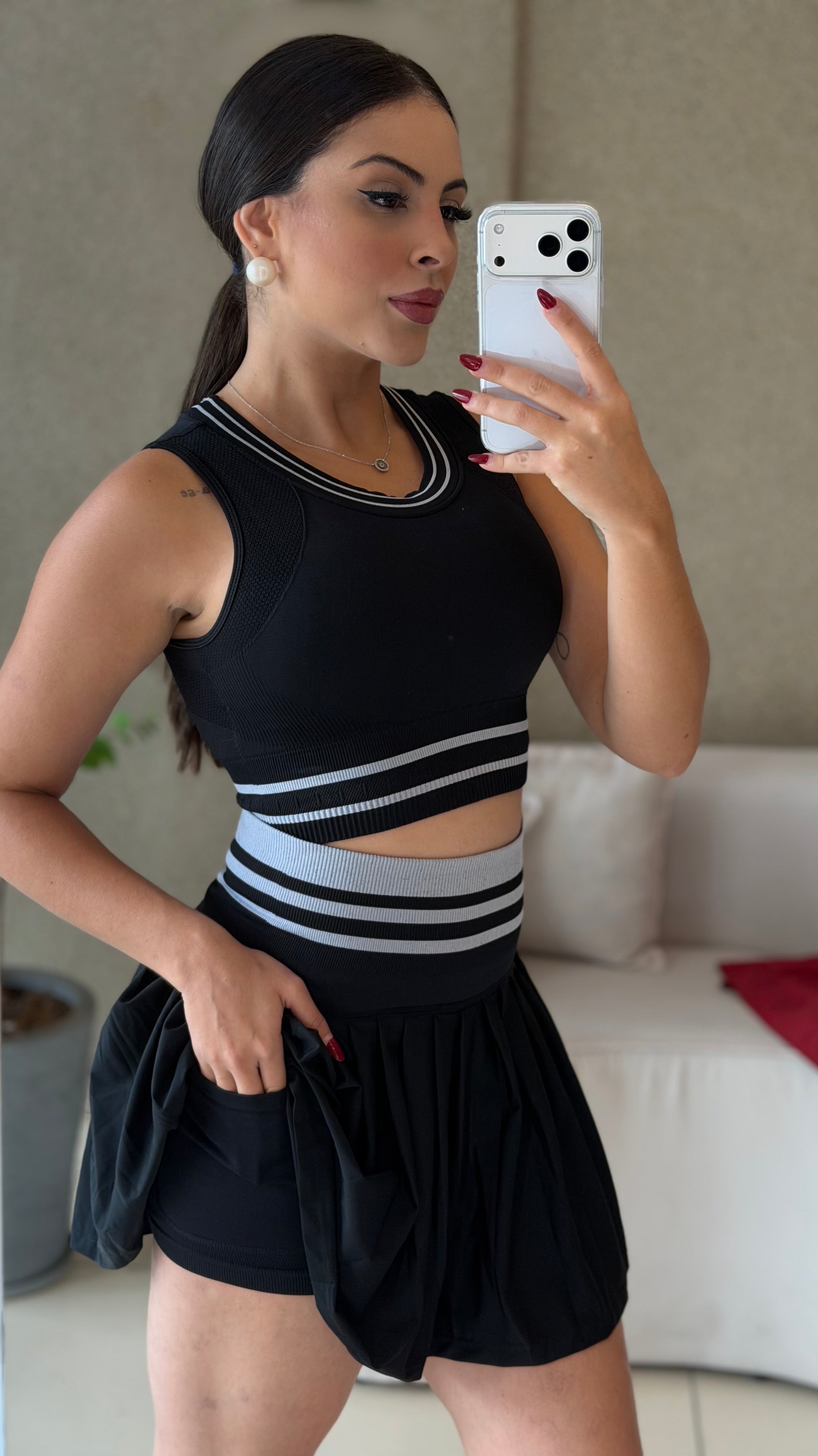 Conjunto colegial Aurora Preto